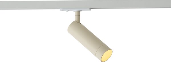 Spot modern bej cu adaptor alb pentru sistem de șină monofazat GU10 35mm - Iconic Jeana Luxe