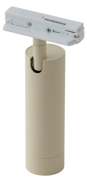 Spot modern bej cu adaptor alb pentru sistem de șină monofazat GU10 35mm - Iconic Jeana Luxe