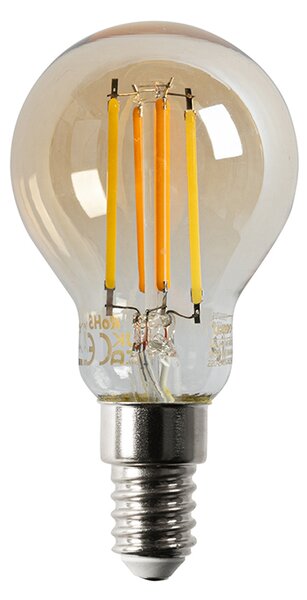 Set 5 becuri Lampă LED Smart E14 reglabilă în Kelvin P45 goldline 4,9W 470 lm 1800-4000K