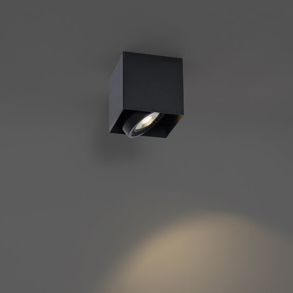 Spot modern negru montat la suprafață, cu LED inclus, cu dimmer - Dionysos