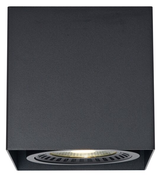Spot modern negru montat la suprafață, cu LED inclus, cu dimmer - Dionysos