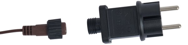 Lampă de podea maro din ratan ren, inclusiv LED IP44 - Flossie