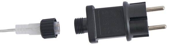 Brad de Crăciun alb, inclusiv LED IP44 - Puno