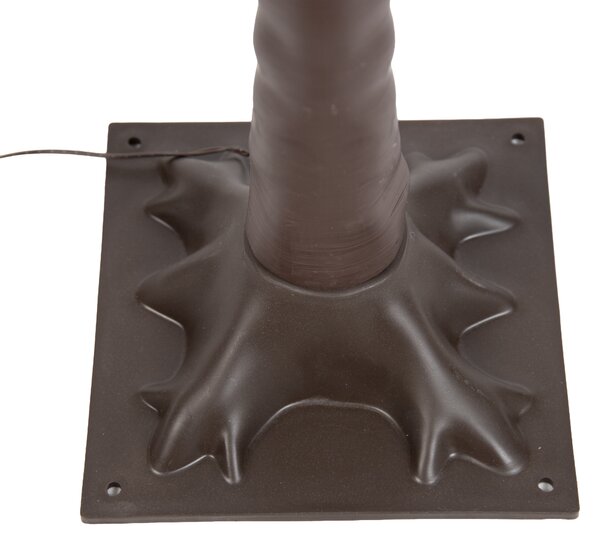 Lampă de podea de Crăciun maro, sub formă de copac, 180 cm, incl. LED cu temporizator IP44 - Ki