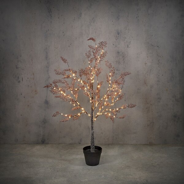 Brad de Crăciun pentru exterior, lampă de podea, 120 cm, cu LED și timer IP44 - Fuyu