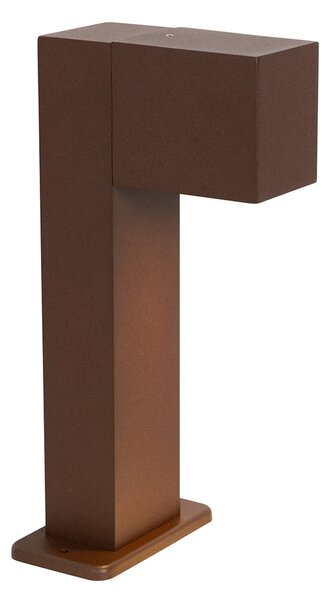 Lampa industriala de exterior in picioare maro ruginie 30 cm IP44 - Baleno