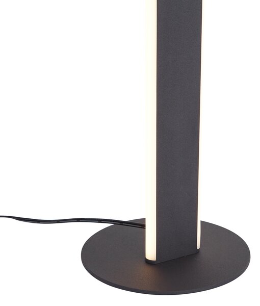 Lampă de masă de design neagră cu LED inclus, cu 3 trepte de intensitate luminoasă - Gate