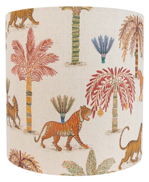 Abajur din material textil multicolor cu imprimeu animal 40/40/40