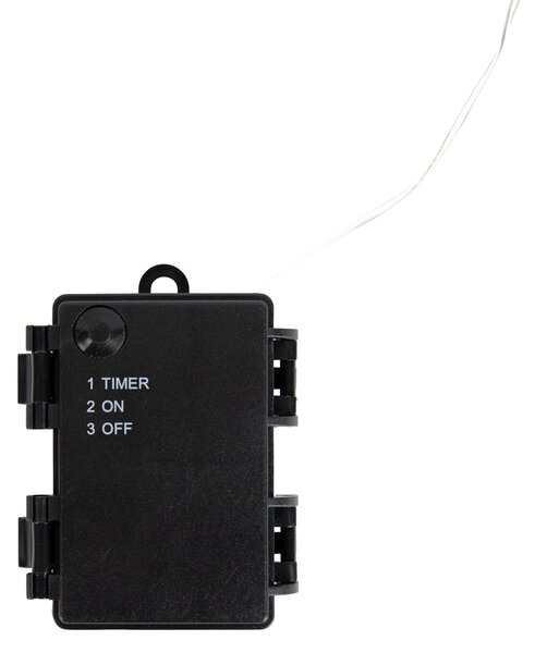 Spot de sol neon de Crăciun stea galbenă, incl. LED cu temporizator IP44 - Fura
