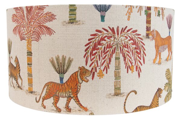 Abajur din material textil multicolor cu imprimeu animal 50/50/25