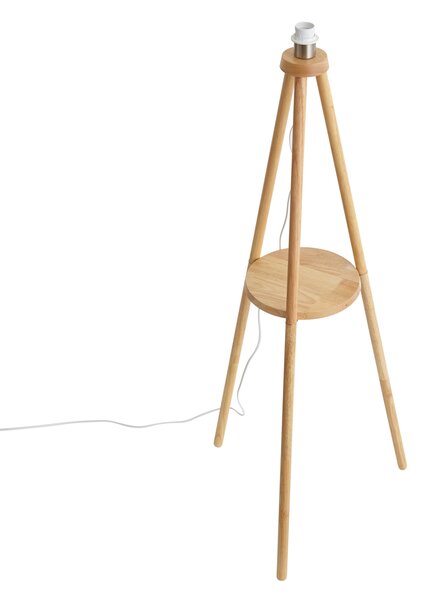 Lampă de podea scandinavă cu trepied din lemn - Lou