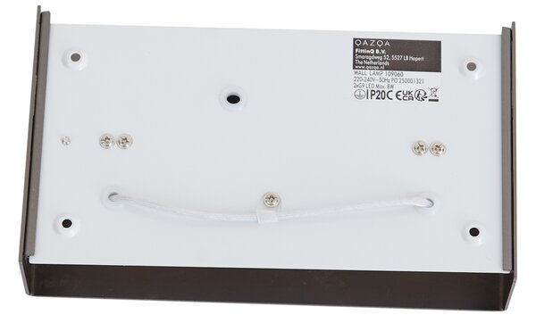 Lampă de perete modernă gunmetal cu 2 lumini - Otan