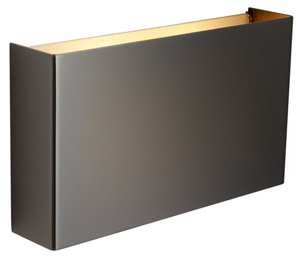 Lampă de perete modernă gunmetal cu 2 lumini - Otan