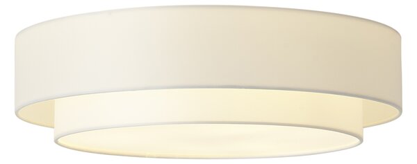 Plafonieră modernă albă 50cm cu 3 lumini - Drum Duo