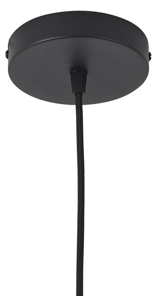 Lampă suspendată modernă neagră 50 cm 3 lumini - Drum Duo