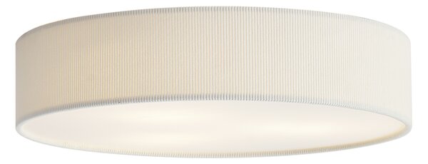 Plafonieră modernă albă cu abajur de catifea 46cm 3 lumini - Luz
