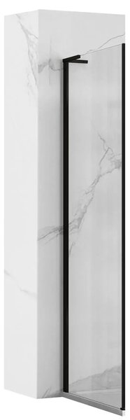 Rea Hugo, paravan de dus 80x200 cm, negru mat, REA-K6607