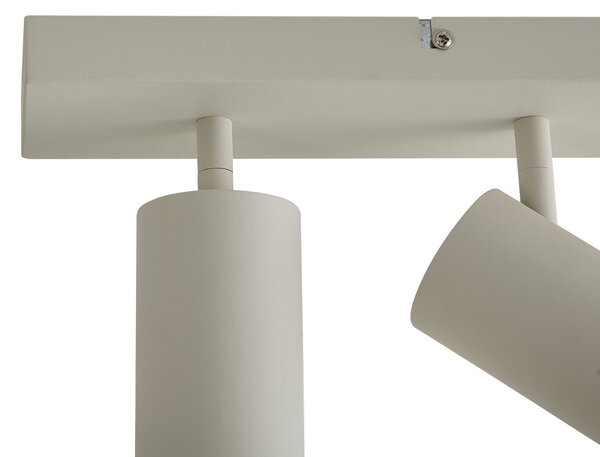Spot modern de plafon bej cu 4 lumini reglabile - Renna