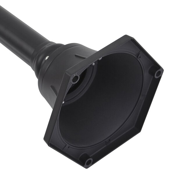 Lampă clasică de exterior neagră cu sticlă opal 210cm IP44 - Champs