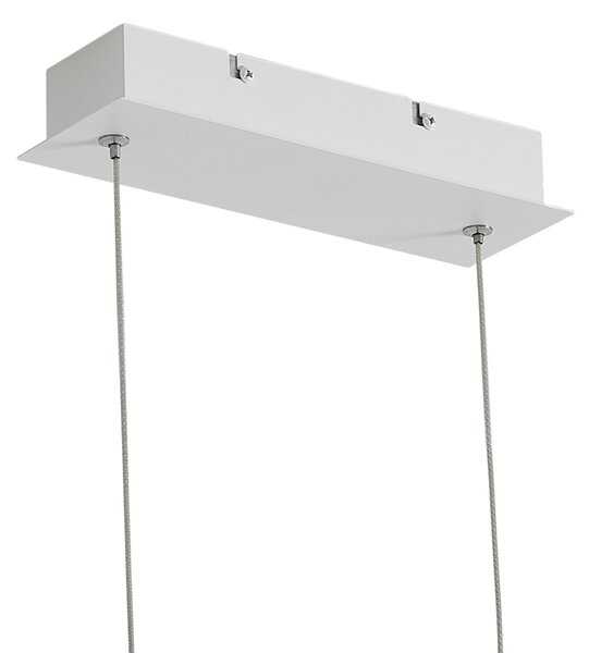 Lampă suspendată albă incl. LED cu dimmer în 3 trepte 2700-4000K cu comutator DIP - Keane