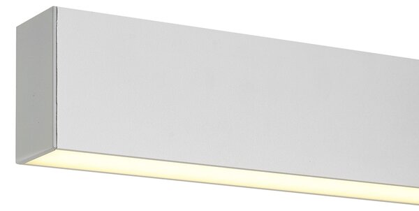 Lampă suspendată albă incl. LED cu dimmer în 3 trepte 2700-4000K cu comutator DIP - Keane