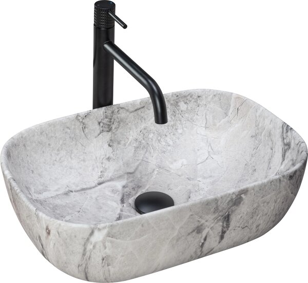 Lavoar Rea Livia Stone, 47 x 34 cm, gri, REA-U3800