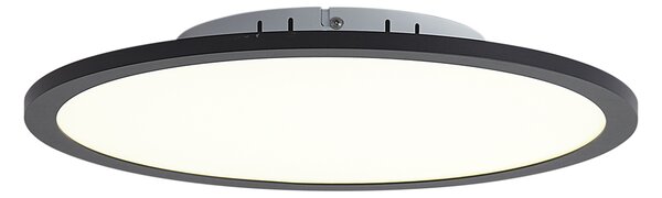 Panou LED inteligent negru 40cm incl. LED Dim to Warm cu telecomandă - Knob
