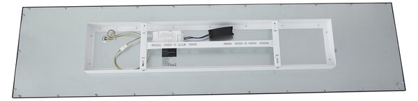 Panou LED negru dreptunghiular cu LED inclus, cu dimmer în 3 trepte - Reeves