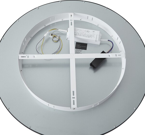 Panou LED inteligent negru 60cm incl. LED Dim to Warm cu telecomandă - Knob