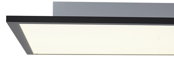 Panou LED negru pătrat cu LED inclus, cu dimmer în 3 trepte - Reeves