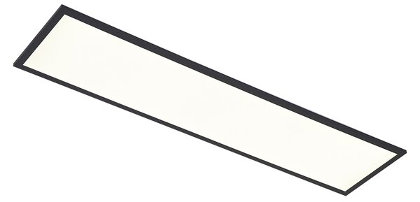 Panou LED negru dreptunghiular cu LED inclus, cu dimmer în 3 trepte - Reeves