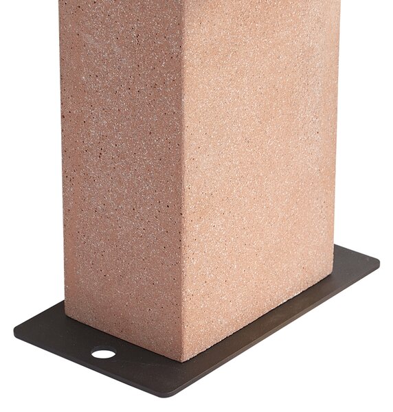 Stâlp modern de exterior teracotă 35 cm IP44 - Pompei
