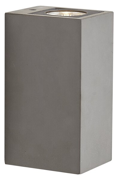 Lampă modernă de perete pentru exterior gri cu 2 lumini IP44 - Pompei