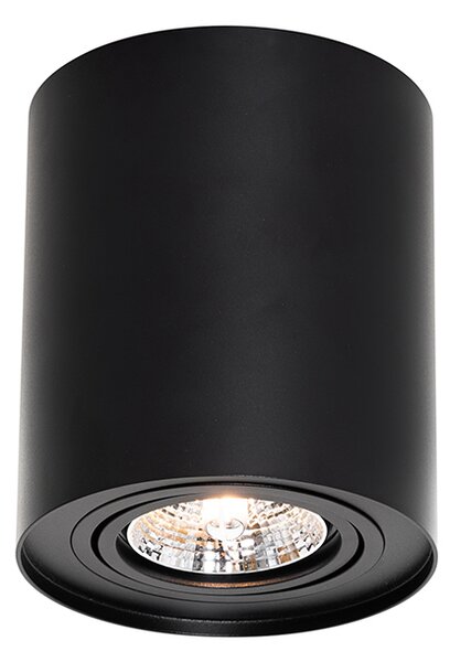 Set de 4 spoturi moderne negre reglabile AR70 - Rondoo Up