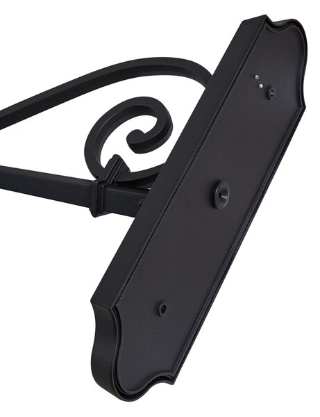 Felinar clasic de perete pentru exterior negru IP44 - Big