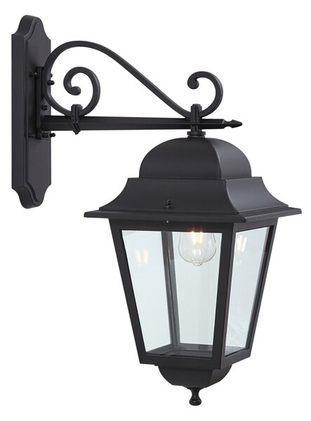 Felinar clasic de perete pentru exterior negru IP44 - Big