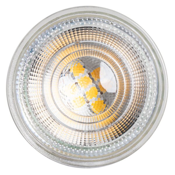 Set de 5 becuri LED GU10 50 reglabile 3,9W 450 lm 2700K Longlife