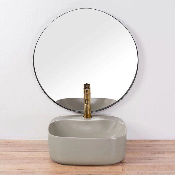Lavoar Rea Luiza, 43 x 43 cm, gri mat, REA-U9610