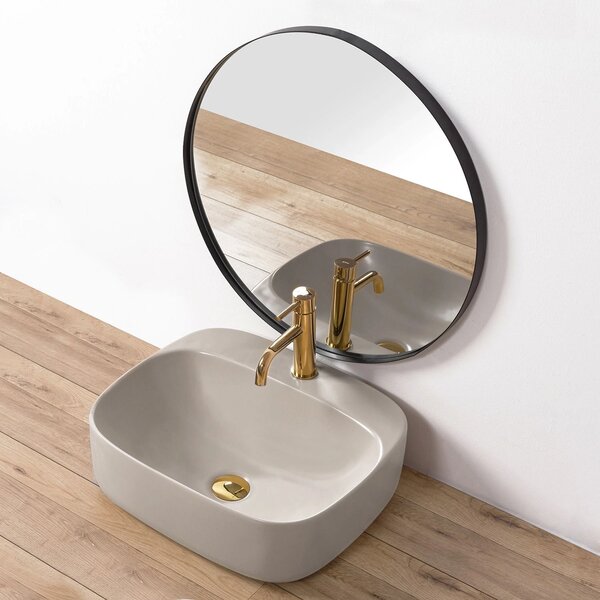 Lavoar Rea Luiza, 50 x 43 cm, gri mat, REA-U5601