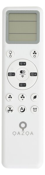 Ventilator de tavan negru incl. LED cu telecomandă - Steer