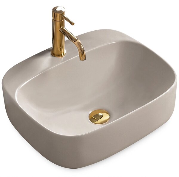 Lavoar Rea Luiza, 50 x 43 cm, gri mat, REA-U5601