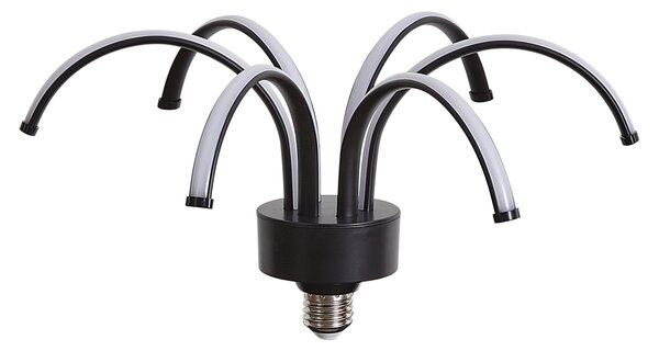 Lampă decorativă LED E27 neagră 6W 450 lm 3000K