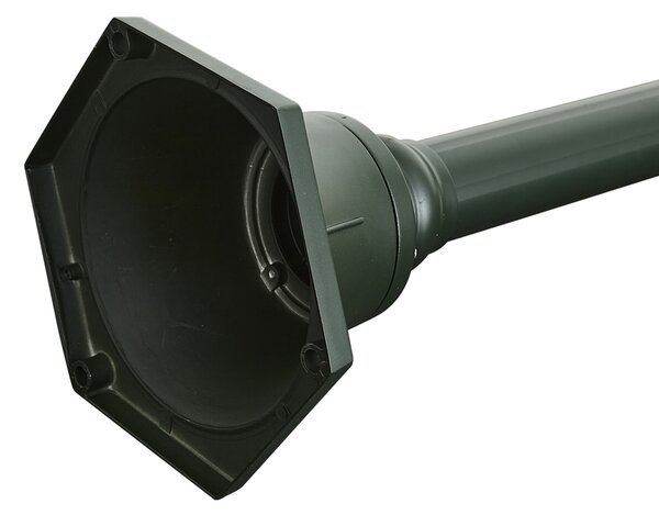 Felinar clasic de exterior verde închis 235cm 3 lumini IP44 - Berta