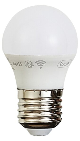 Set de 5 becuri LED inteligente E27, reglabile, P45 Opal 4,9W 470 lm 2200-4000K