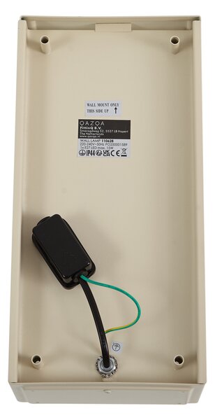 Lampă clasică de perete pentru exterior bej IP44 - Rotterdam