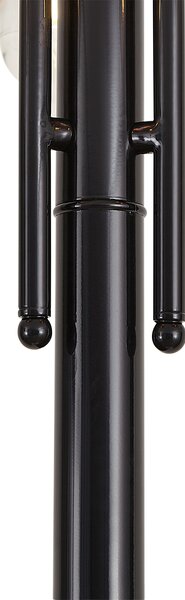 Lampă modernă de exterior neagră cu cupru 235cm 3 lumini IP44 - Kansas