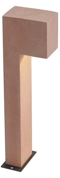 Lampa modernă de exterior tip stâlp teracotă 65 cm IP44 - Pompei