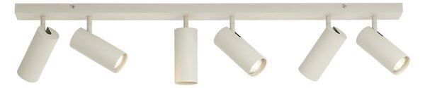 Plafonieră modernă bej 100cm 6 lumini reglabilă - Renna
