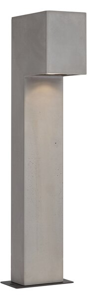 Stâlp modern de exterior gri 65cm IP44 - Pompei