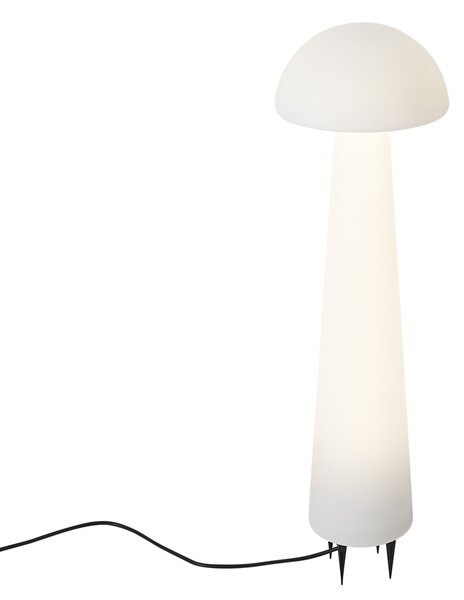 Lampă de exterior albă, verticală, 80 cm, cu LED inclus, IP44 - Fungi